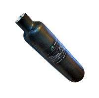 Колба композит. ALSAFE 30МПа 0,42л compact 66*220мм черная глянцевая