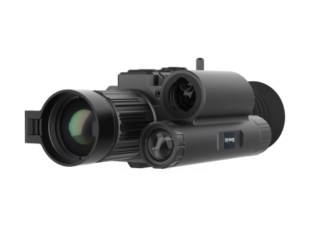 Цифровой прицел Sytong HT-70 LRF V2: объектив 70 мм, лазерный дальномер и ИК-осветитель, вид спереди