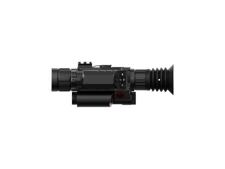 Прицел TNC225R, вид сбоку с наглазником и кронштейном Picatinny