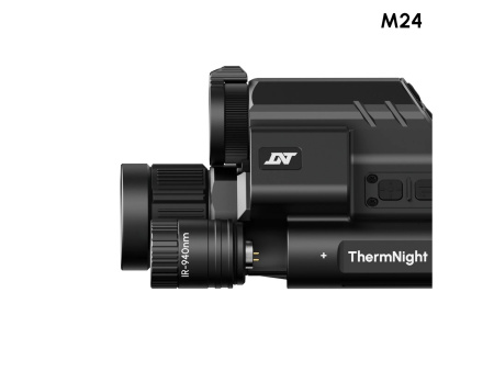 Прицел DNT ThermNight с установленным ИК-модулем IR940V-M24, вид сбоку