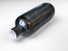 Колба композит. ALSAFE 30МПа 0,48л compact (CRP III-69-0.48-30-T) черная глянцевая 73*216мм