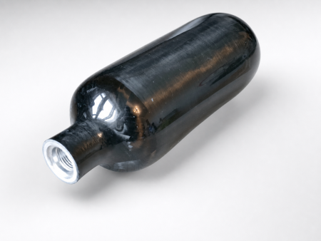Колба композит. ALSAFE 30МПа 0,48л compact (CRP III-69-0.48-30-T) черная глянцевая 73*216мм